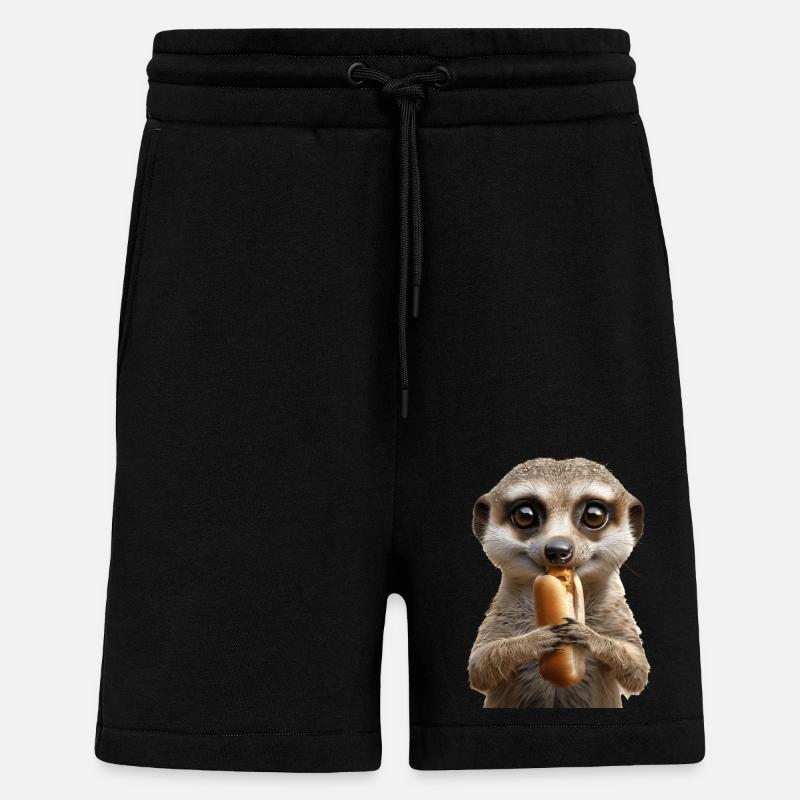 Erdmännchen - Shorts - made by SPREAD - SOLID BLACK