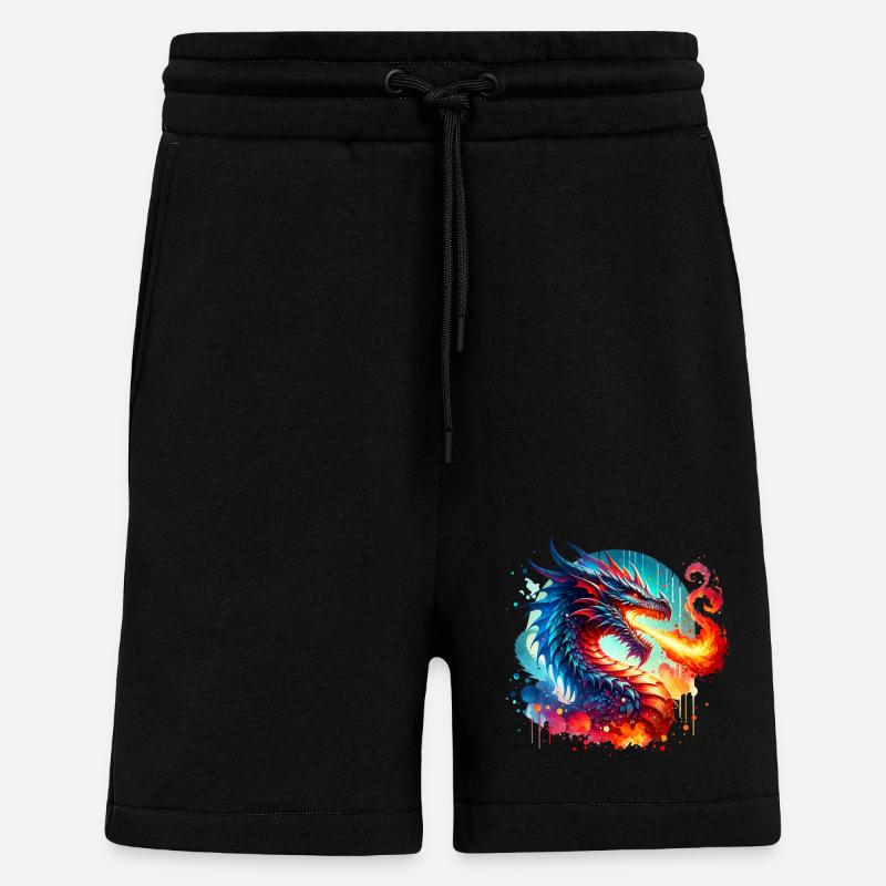 Drache - Shorts - made by SPREAD - SOLID BLACK