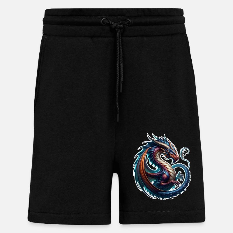 Dragon - Shorts - made by SPREAD - SOLID BLACK
