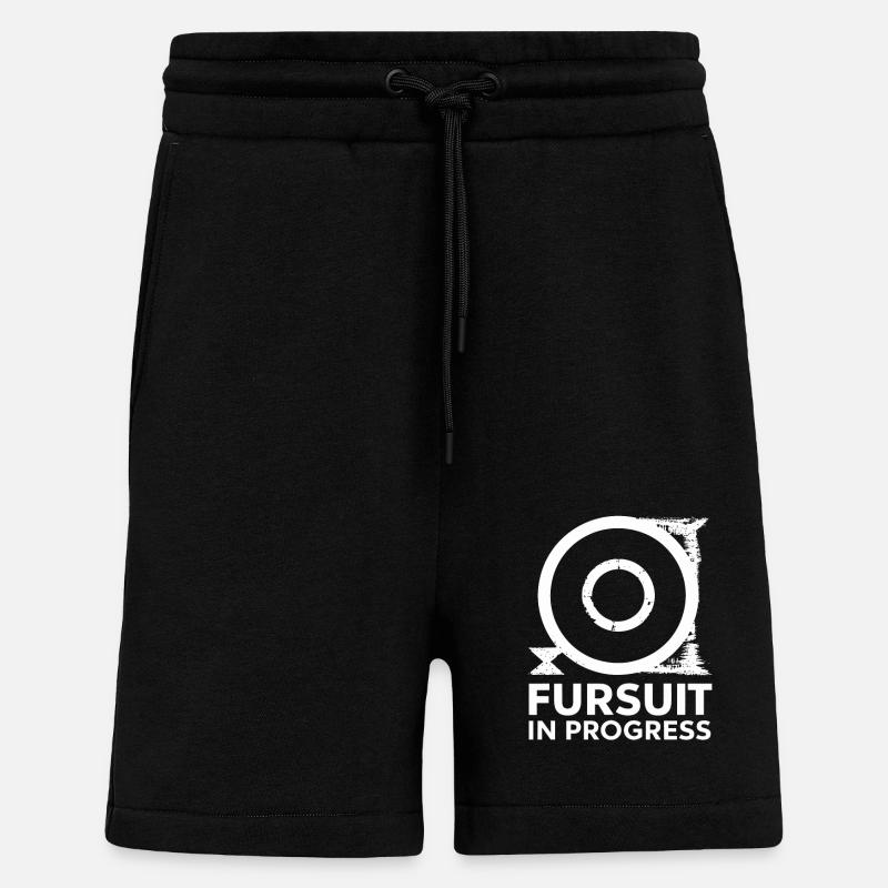 Fursuit en cours – Bientôt terminé ! - Short bio décontracté fabriqué en UE - SOLID BLACK