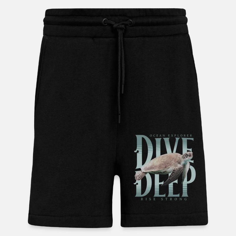 Tauchen Taucher - Shorts - made by SPREAD - SOLID BLACK