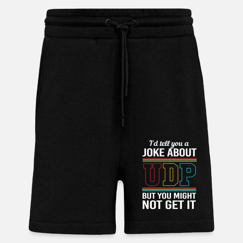 Cyber programmeur cybersécurité Hacker - Short bio décontracté fabriqué en UE - SOLID BLACK