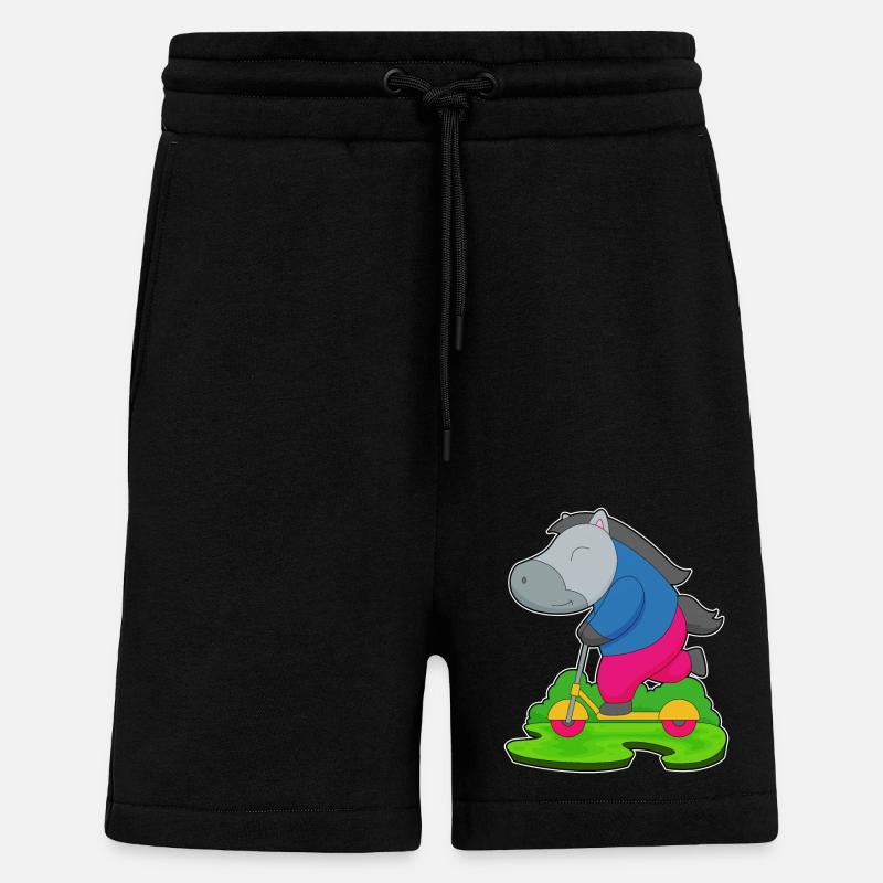 Pferd Roller - Shorts - made by SPREAD - SOLID BLACK
