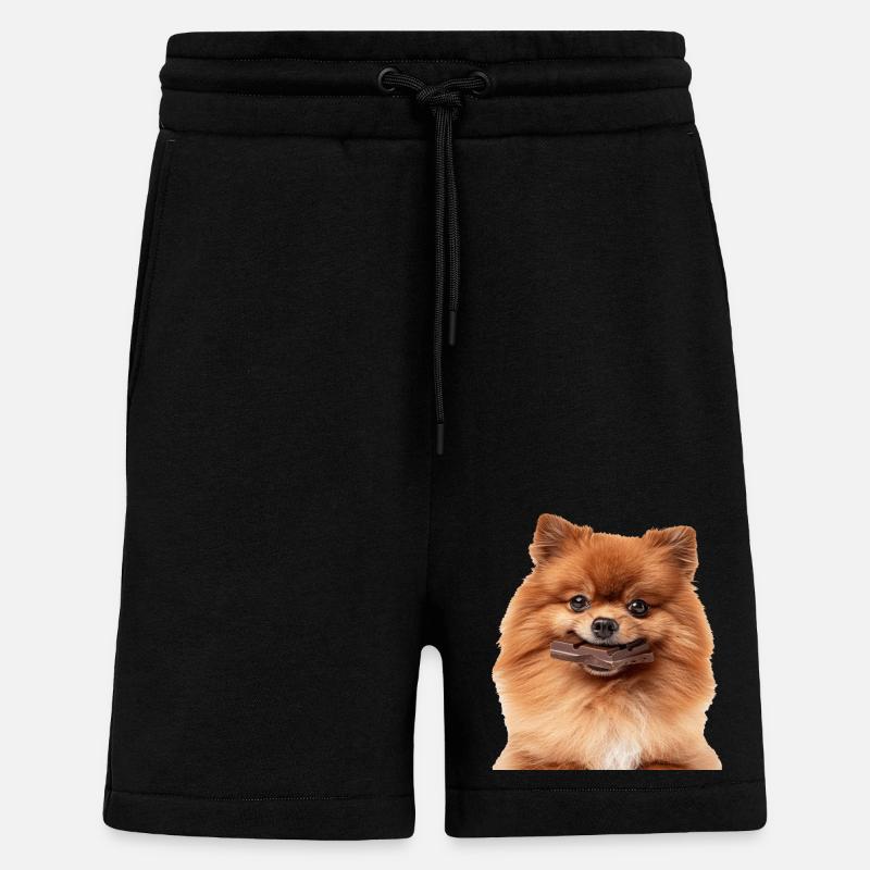 Dwarf spitz - Shorts - made by SPREAD - SOLID BLACK