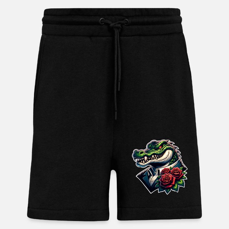 Krokodil - Shorts - made by SPREAD - SOLID BLACK