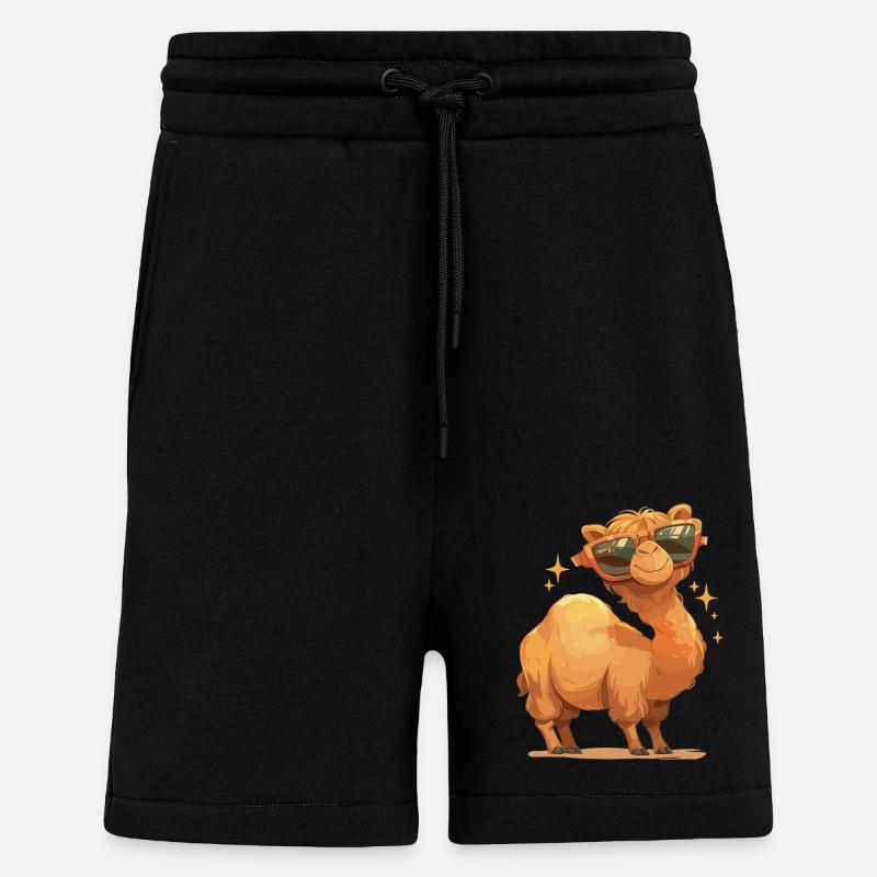 Camel Kamele Kamel - Shorts - made by SPREAD - SOLID BLACK