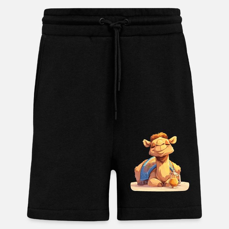 Camel Kamele Kamel - Shorts - made by SPREAD - SOLID BLACK