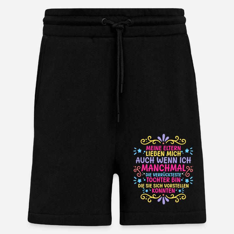 Töchter Tochter - Shorts - made by SPREAD - SOLID BLACK