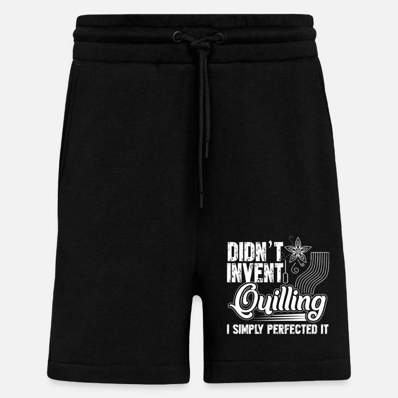 I Didn't Invent Quilling - Shorts - made by SPREAD - SOLID BLACK