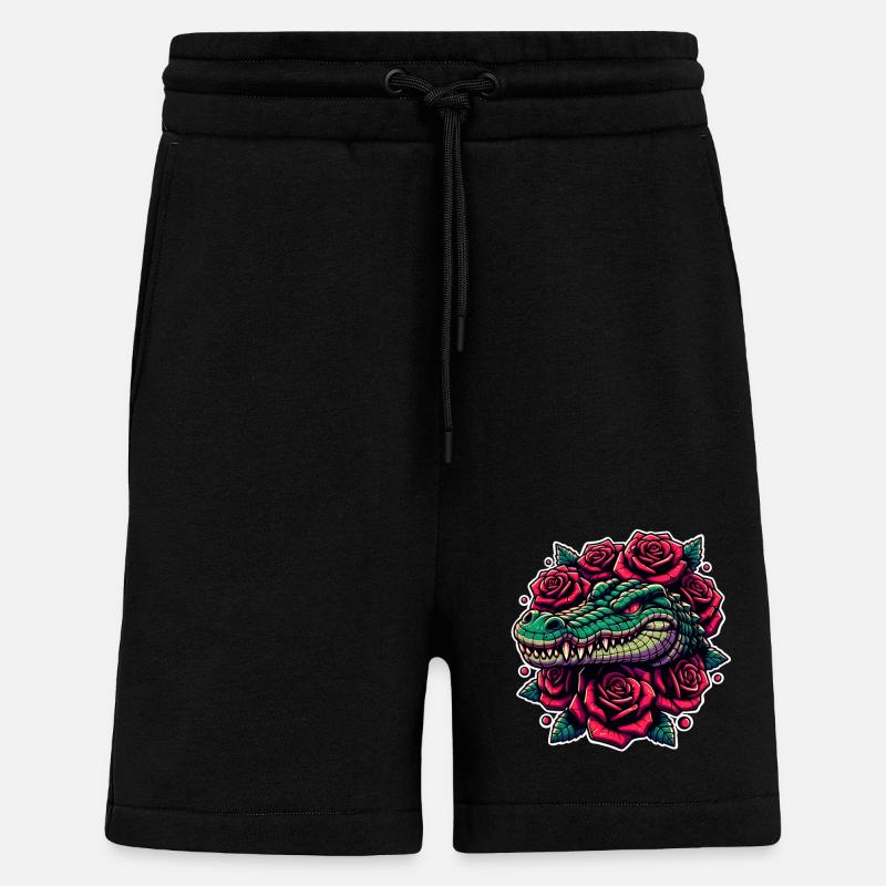 Krokodil - Shorts - made by SPREAD - SOLID BLACK