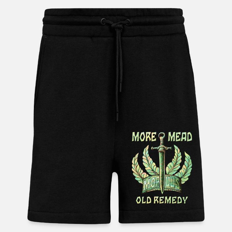 ÉPÉE RENAISSANCE PLUS D’HYDROMEL - Short bio décontracté fabriqué en UE - SOLID BLACK