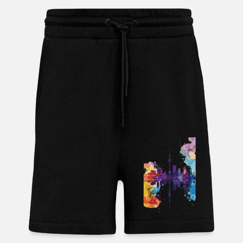 Miyazaki - Shorts - made by SPREAD - SOLID BLACK