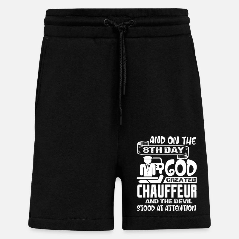 Chauffeur God Created Chauffeur - Shorts - made by SPREAD - SOLID BLACK