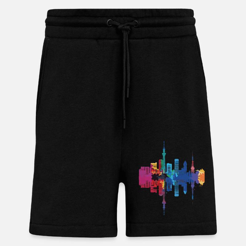 Utsunomiya - Shorts - made by SPREAD - SOLID BLACK