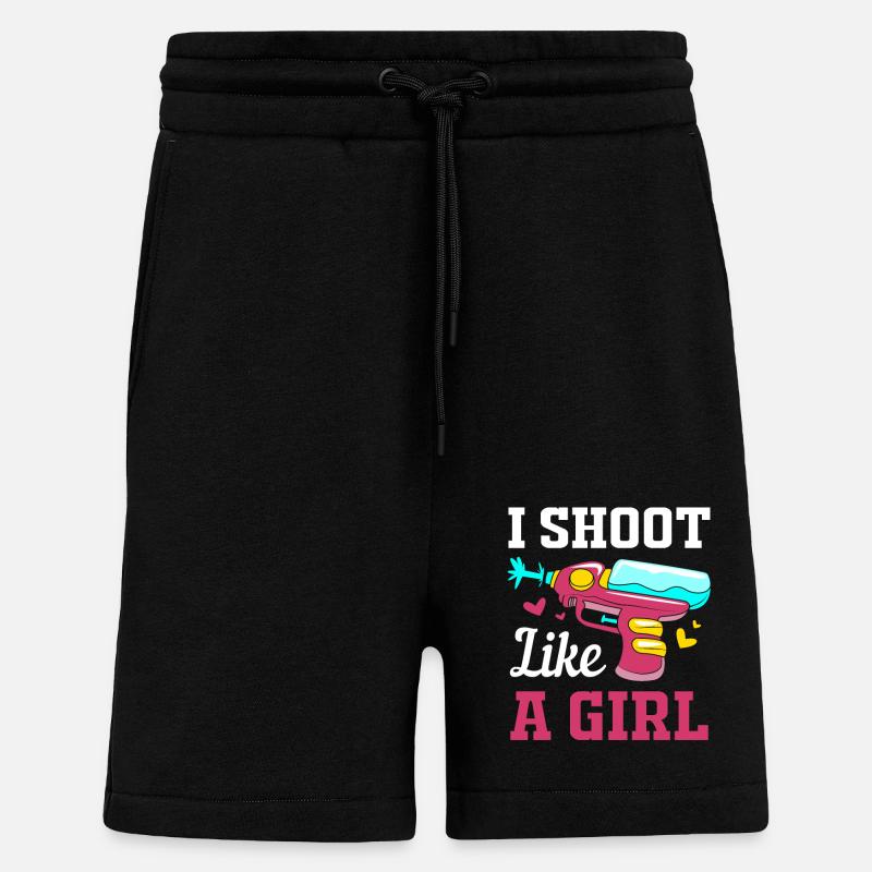 Wasserpistole - Shorts - made by SPREAD - SOLID BLACK