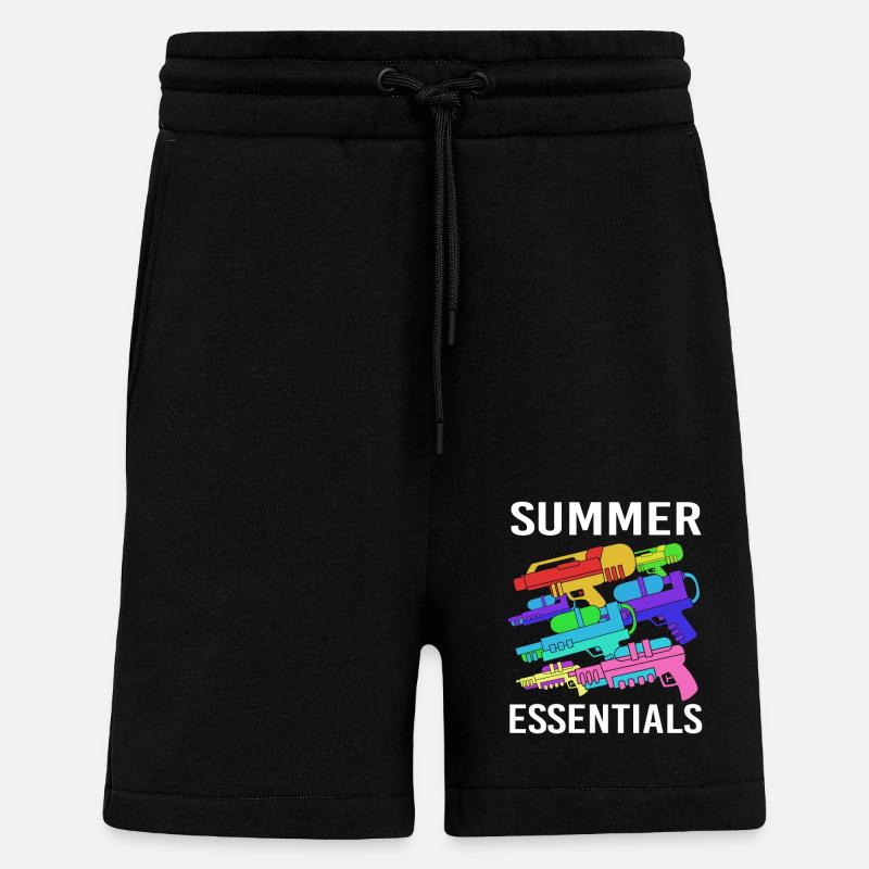 Wasserpistole - Shorts - made by SPREAD - SOLID BLACK