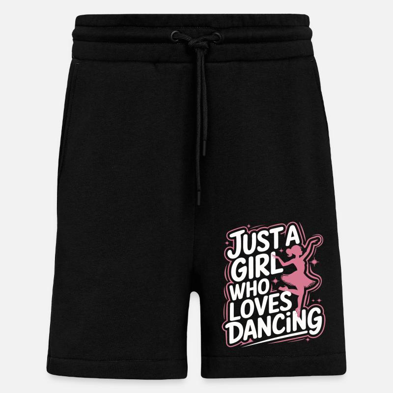 Dancing Dancers Dancing - Shorts - made by SPREAD - SOLID BLACK