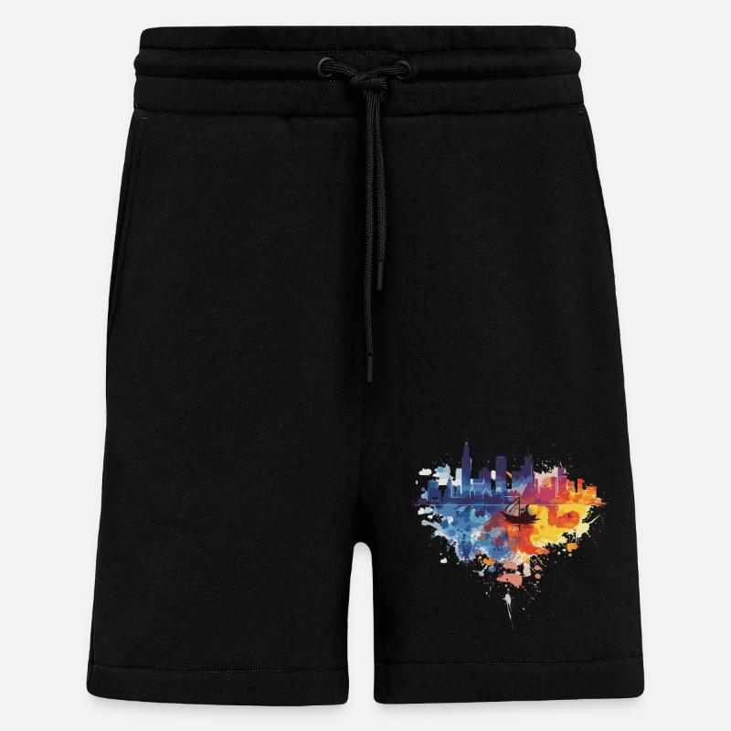 Gdynia - Shorts - made by SPREAD - SOLID BLACK