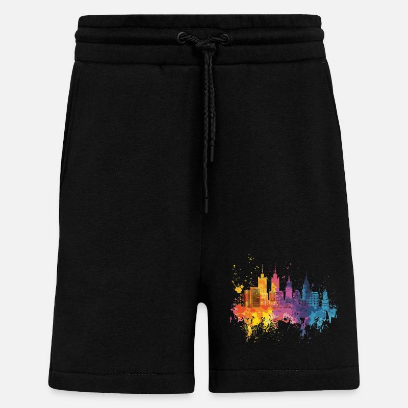 Katowice - Shorts - made by SPREAD - SOLID BLACK