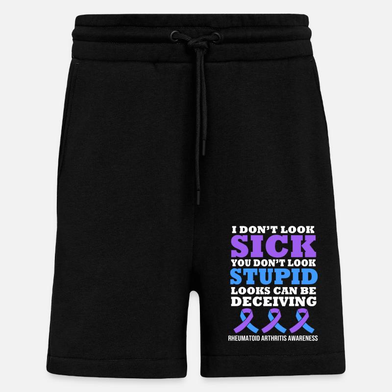 Rheumatism Arthritis - Shorts - made by SPREAD - SOLID BLACK