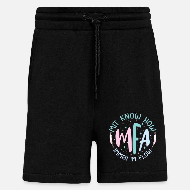 MFA Know-How Medical Assistant - Shorts - made by SPREAD - SOLID BLACK