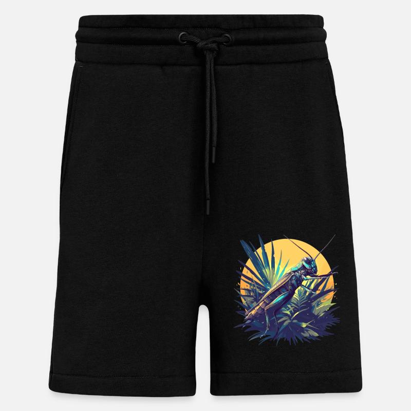 Grilling Grilling - Shorts - made by SPREAD - SOLID BLACK