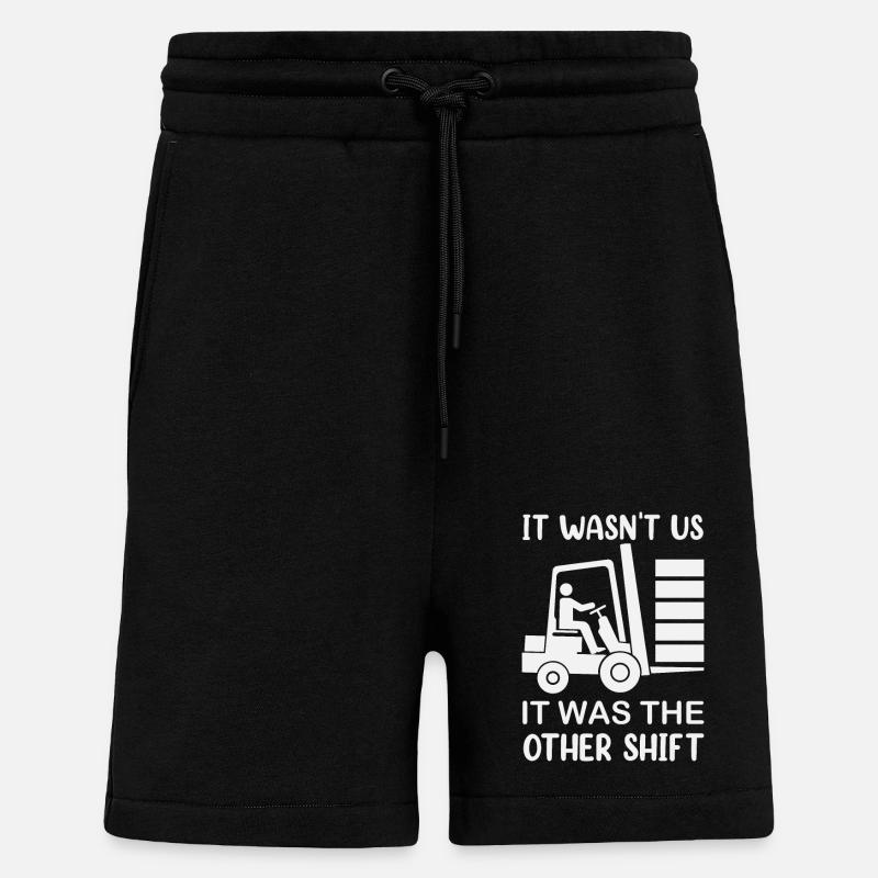 Gabelstaplerfahrer Gabelstaplerfahrer - Shorts - made by SPREAD - SOLID BLACK