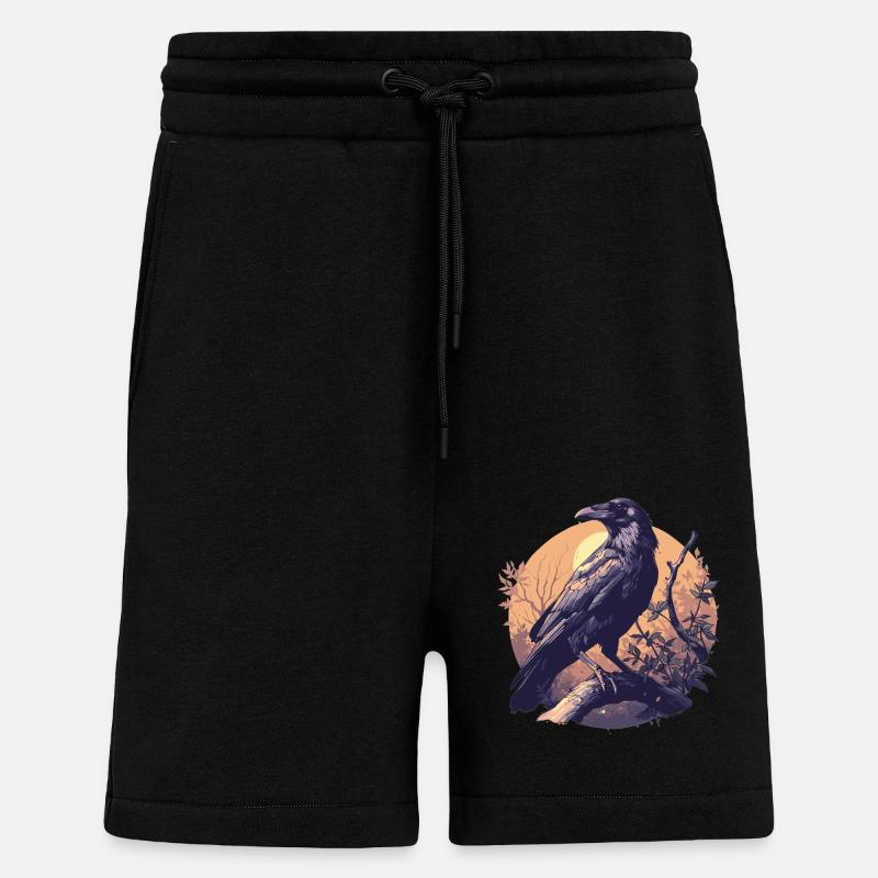 Crows Crow - Shorts - made by SPREAD - SOLID BLACK