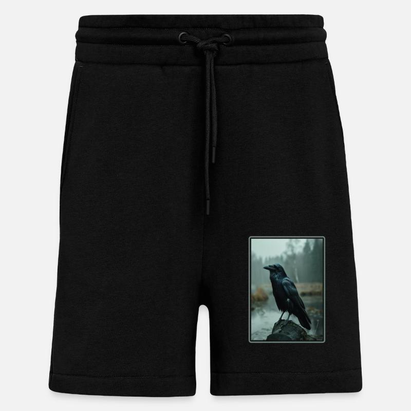 Crows Crow - Shorts - made by SPREAD - SOLID BLACK