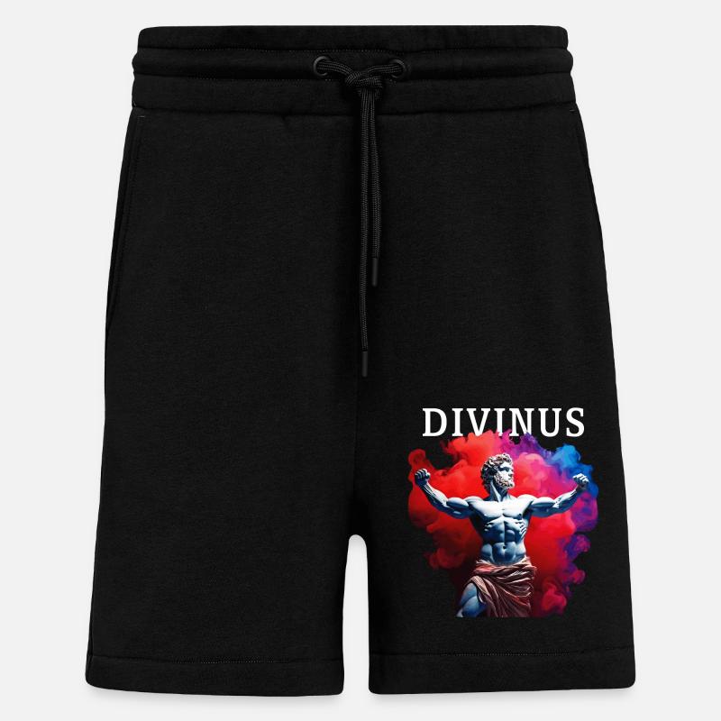 DIVINUS - Short bio décontracté fabriqué en UE - SOLID BLACK