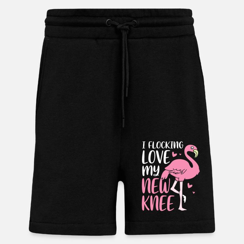 Knie Operation - Shorts - made by SPREAD - SOLID BLACK