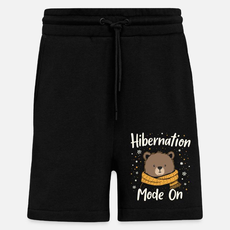 ÜBERWINTERN - Shorts - made by SPREAD - SOLID BLACK