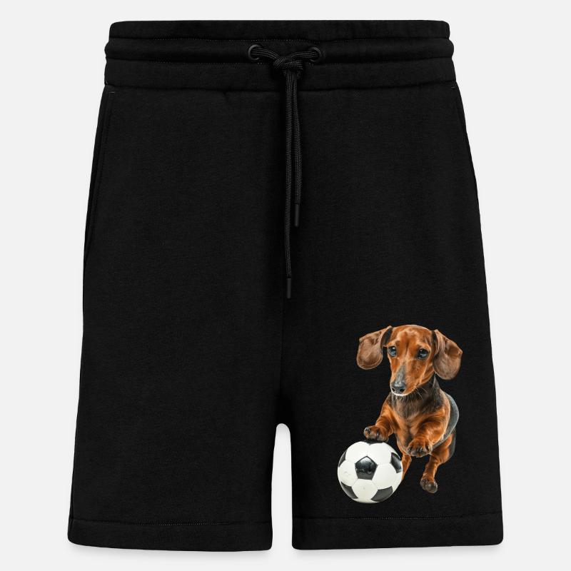 Teckel - Short bio décontracté fabriqué en UE - SOLID BLACK