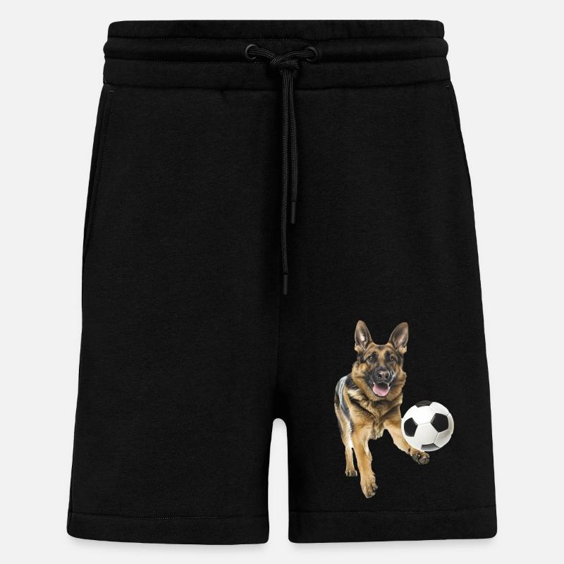 Deutscher Schäferhund - Shorts - made by SPREAD - SOLID BLACK