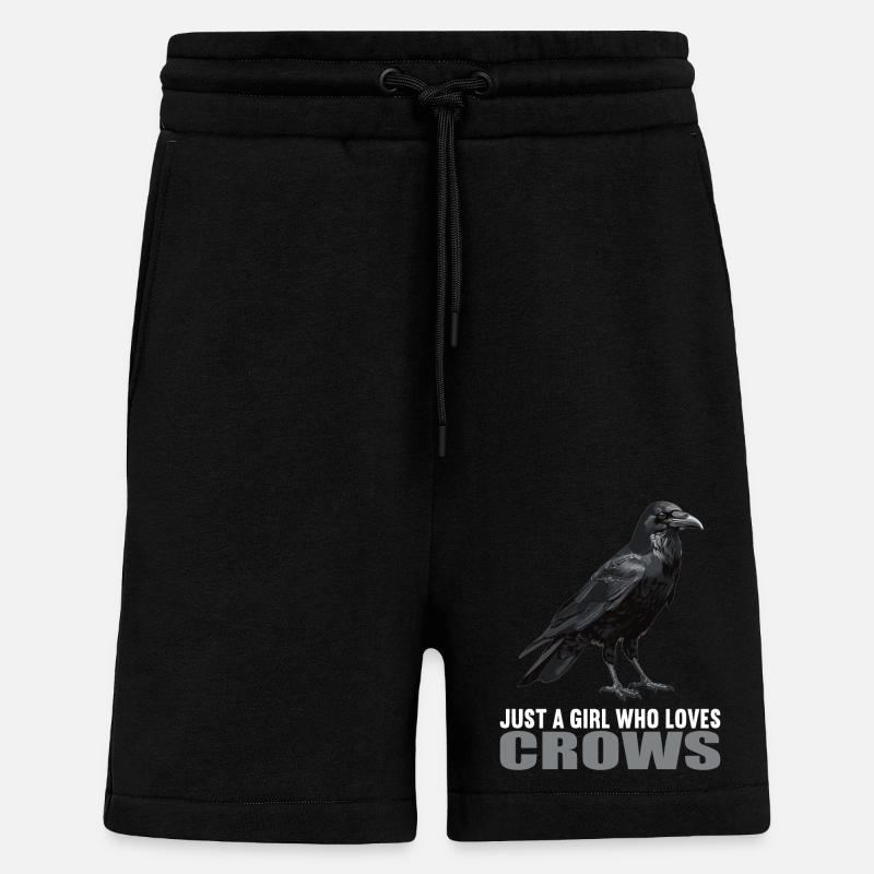 Crows Crow - Shorts - made by SPREAD - SOLID BLACK