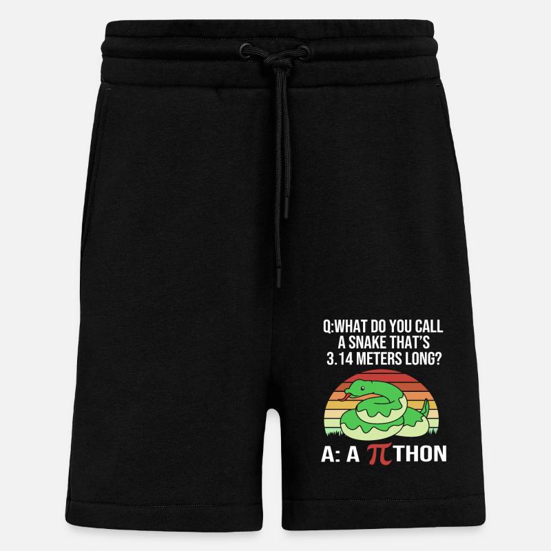 Mathematik - Shorts - made by SPREAD - SOLID BLACK