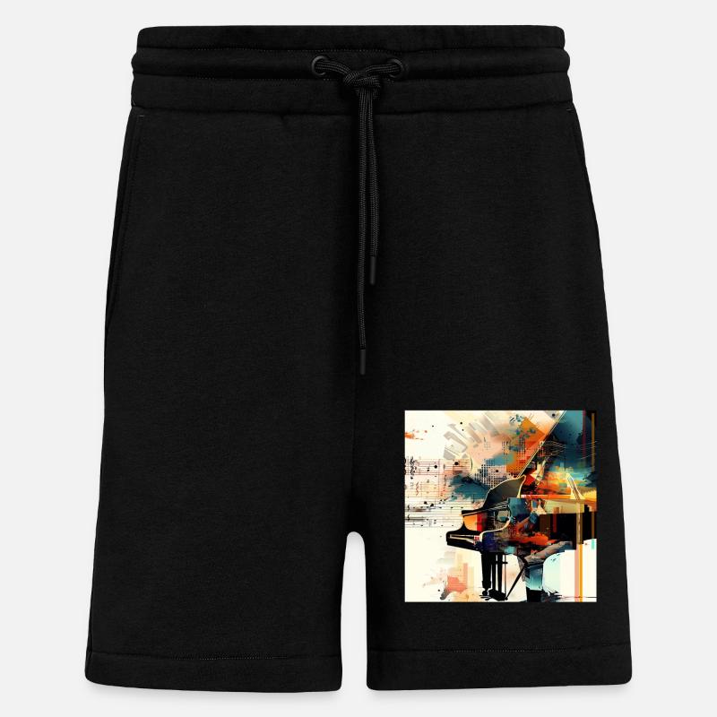 Klavier - Shorts - made by SPREAD - SOLID BLACK