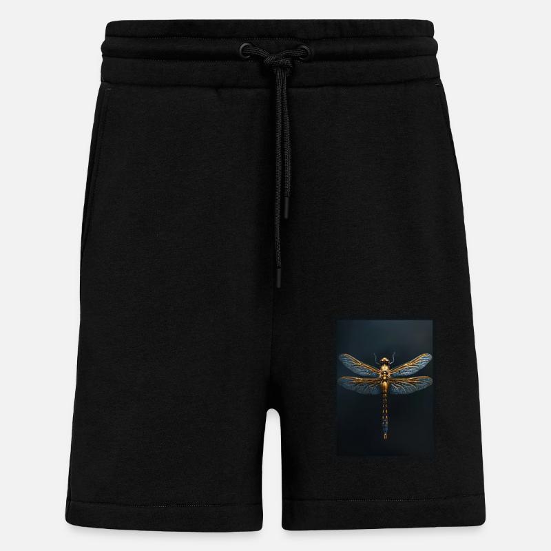 Libellen Libelle - Shorts - made by SPREAD - SOLID BLACK