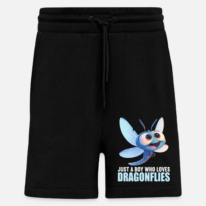 Libellen Libelle - Shorts - made by SPREAD - SOLID BLACK