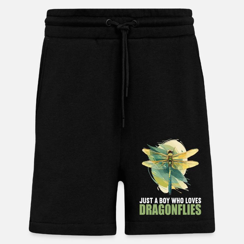 Libellules Libellule - Short bio décontracté fabriqué en UE - SOLID BLACK