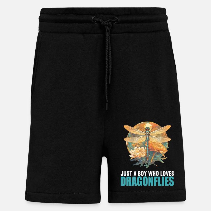 Libellen Libelle - Shorts - made by SPREAD - SOLID BLACK