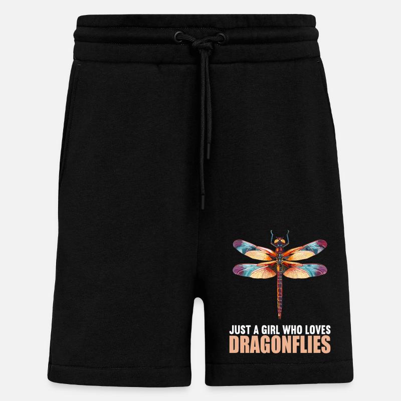 Libellules Libellule - Short bio décontracté fabriqué en UE - SOLID BLACK