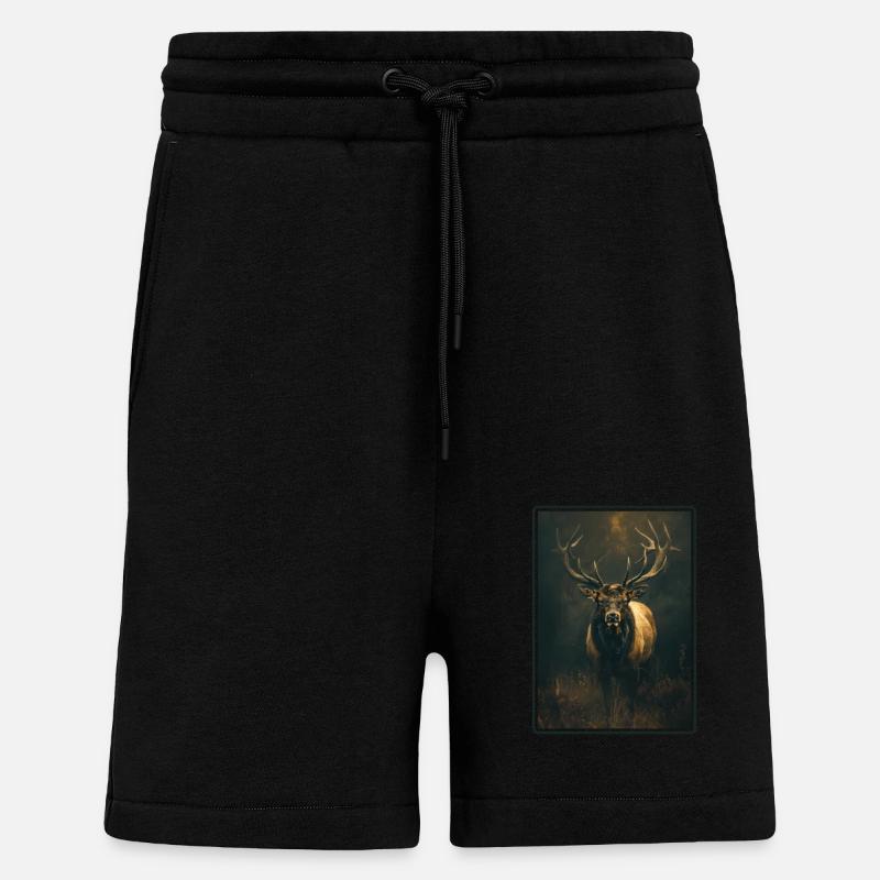 Elche Elch - Shorts - made by SPREAD - SOLID BLACK
