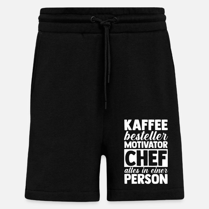 Teamleiter Chef Abschied - Shorts - made by SPREAD - SOLID BLACK