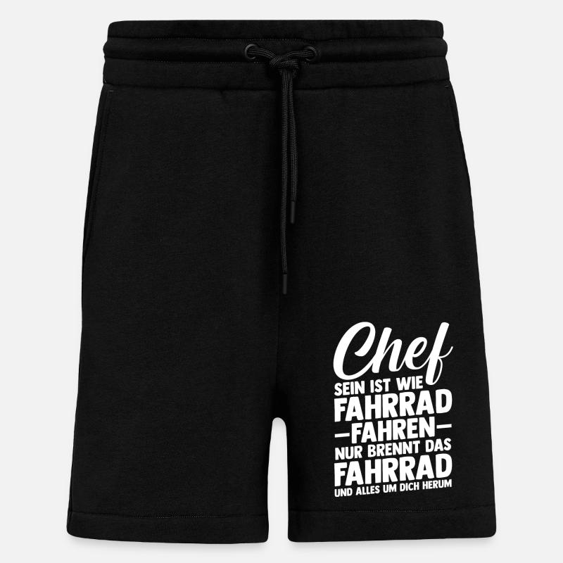 Teamleiter Chef Abschied - Shorts - made by SPREAD - SOLID BLACK
