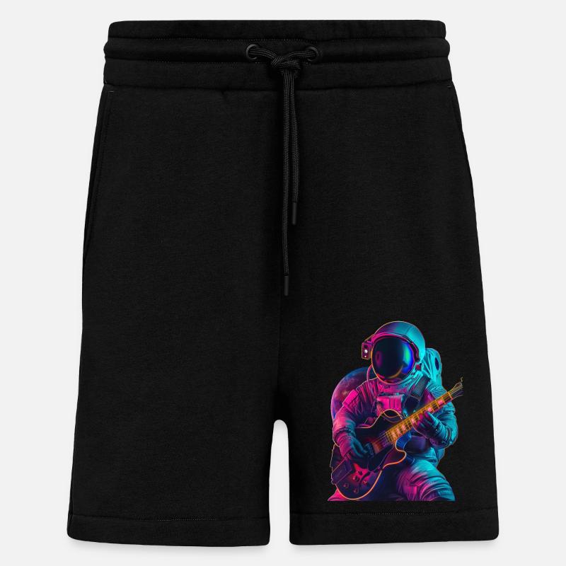 Astronaut Gitarre - Shorts - made by SPREAD - SOLID BLACK