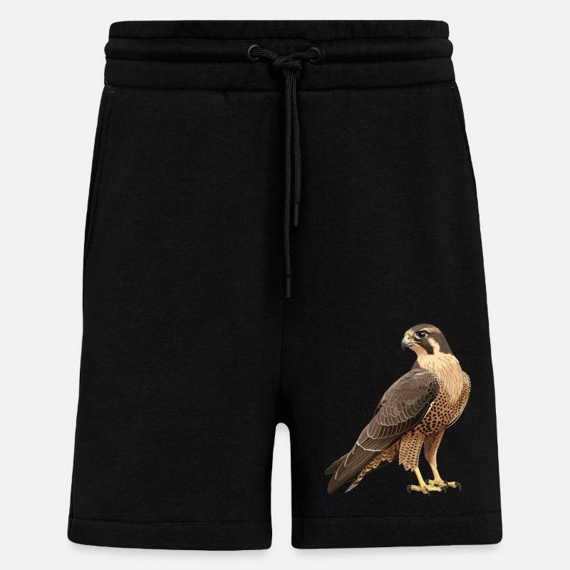 Faucon Faucon - Short bio décontracté fabriqué en UE - SOLID BLACK