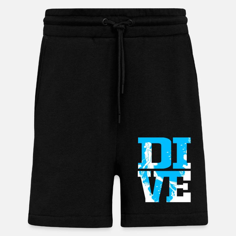 Tauchen - Shorts - made by SPREAD - SOLID BLACK