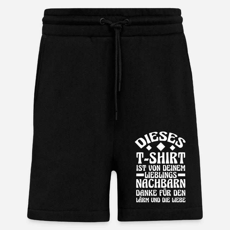 Nachbarschaft Bester Nachbar - Shorts - made by SPREAD - SOLID BLACK