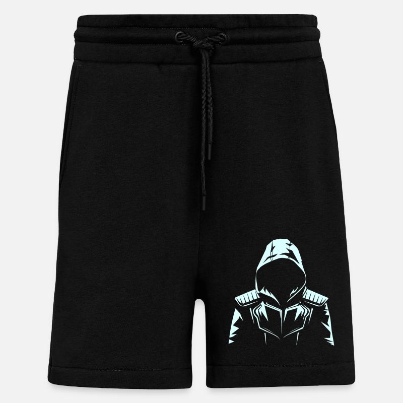 VISUALISATION - Short bio décontracté fabriqué en UE - SOLID BLACK